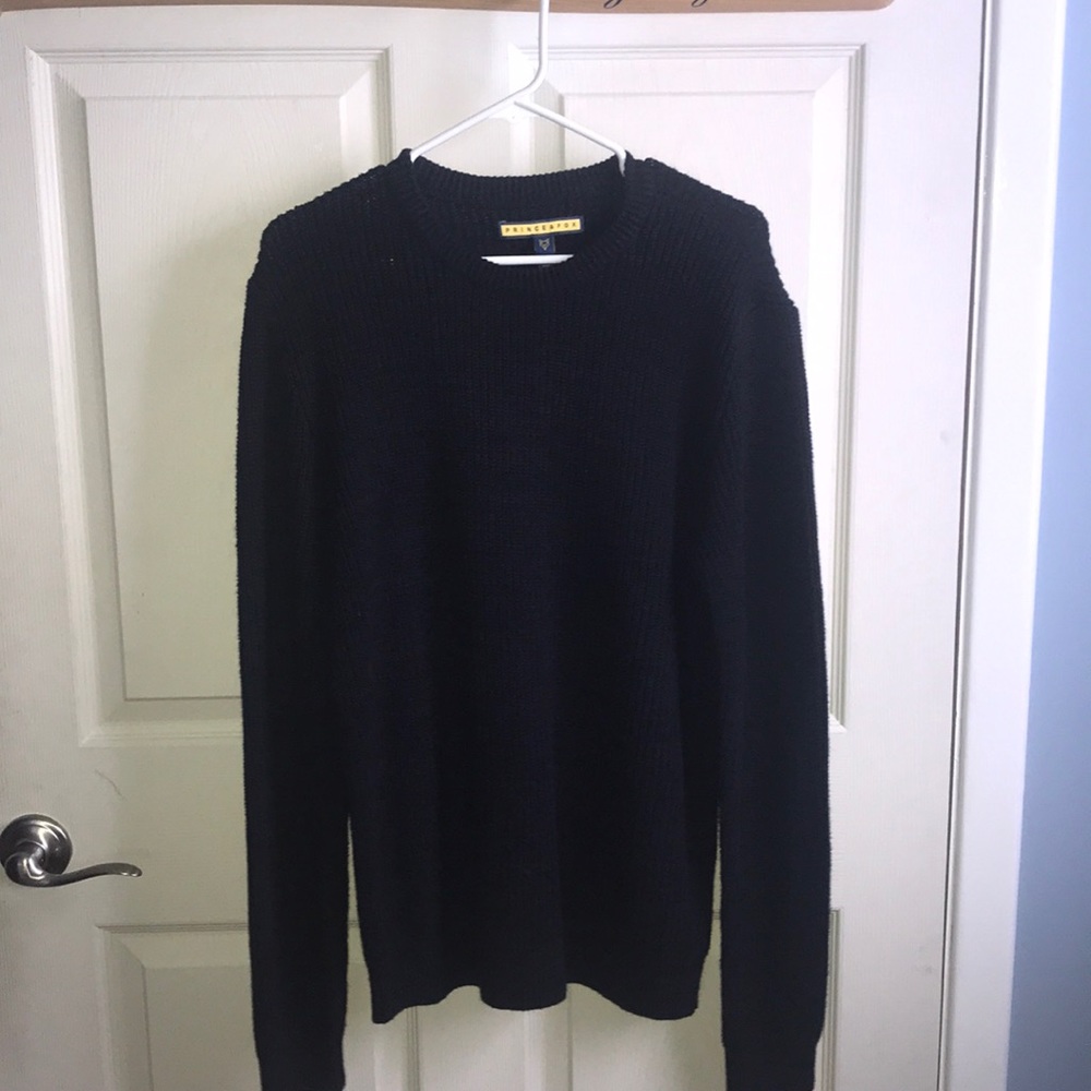 Wool Prince and Fox Navy Blue Sweater